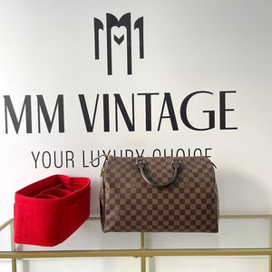 Borsa Speedy 35 Damier Ebène Louis Vuitton