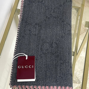 Sciarpa reversibile GG Gucci