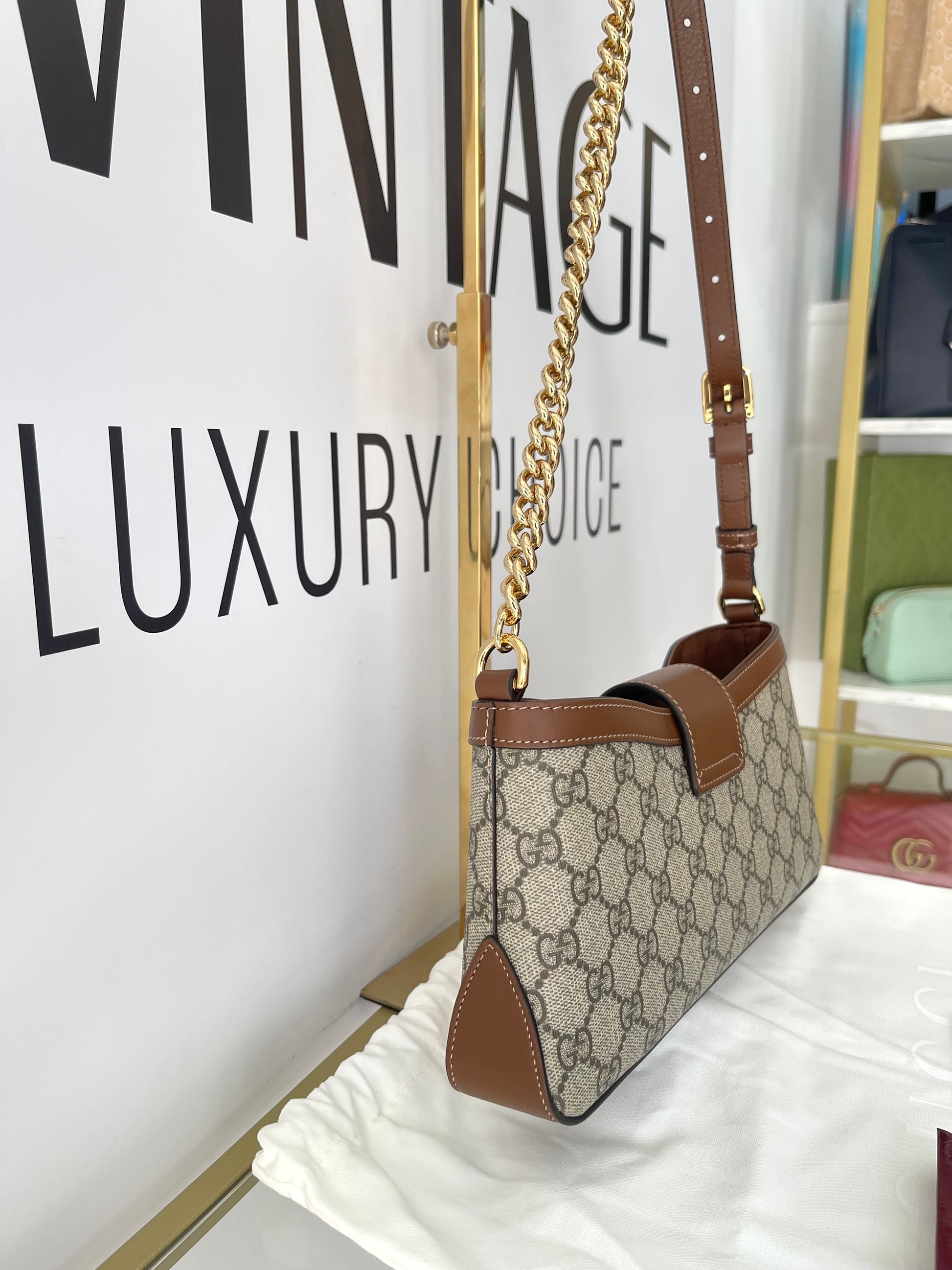 Borsa Padlock GG Supreme Gucci