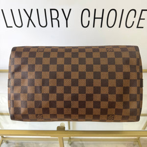Borsa Speedy Bandoulière 30 Damier Ébène Louis Vuitton