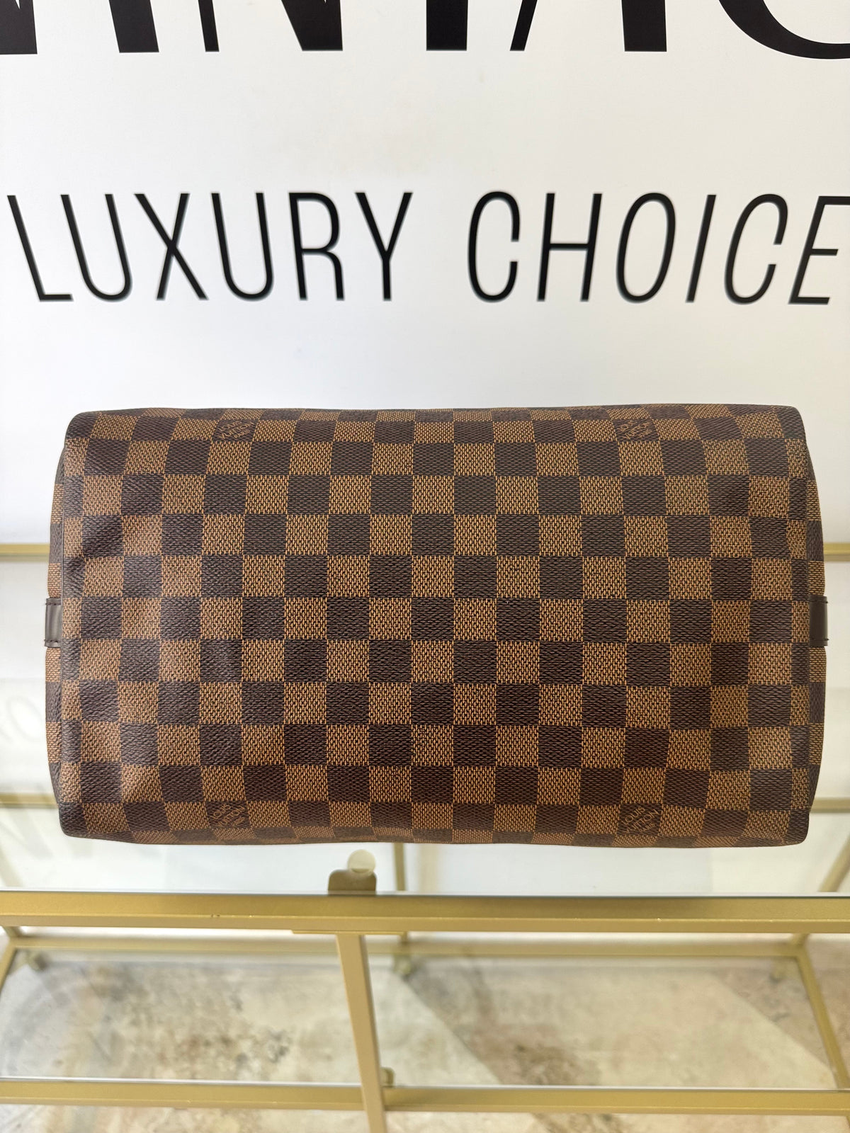Borsa Speedy Bandoulière 30 Damier Ébène Louis Vuitton