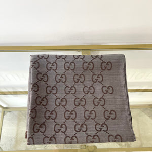 Stola GG in Lana e Seta reversibile Gucci