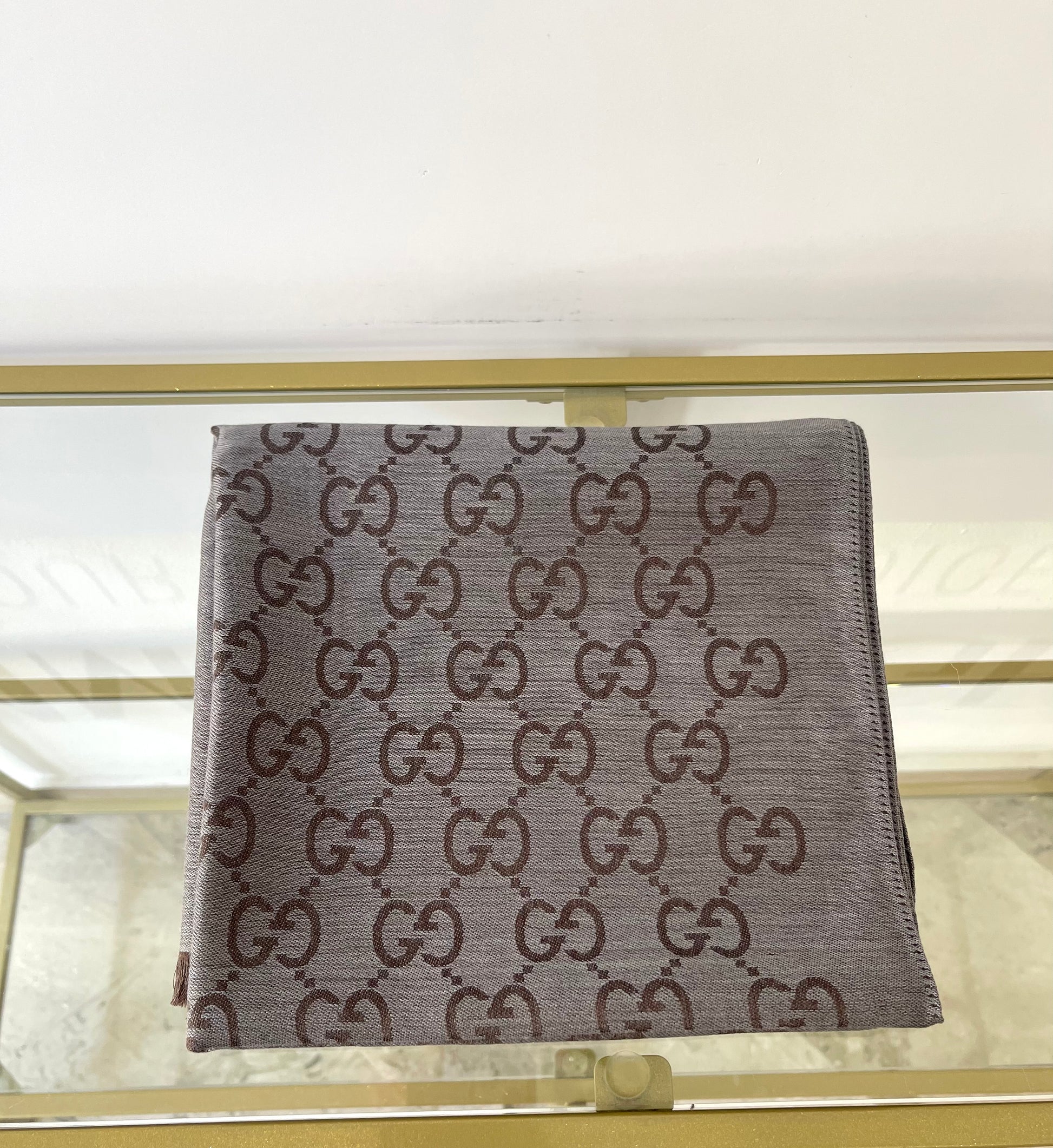 Stola GG in Lana e Seta reversibile Gucci