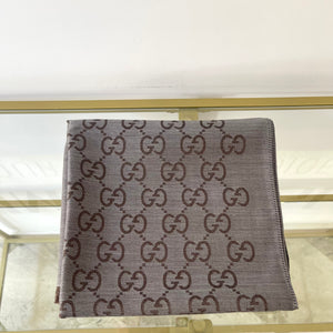 Stola GG in Lana e Seta reversibile Gucci