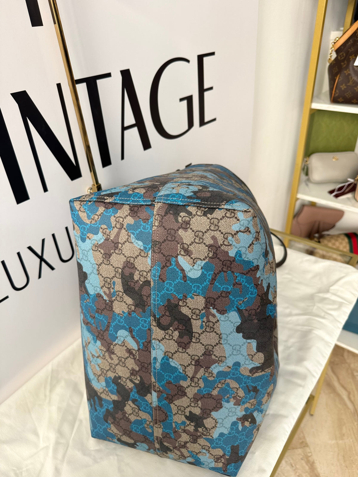 Borsa Shopping Camouflage GG Supreme Gucci