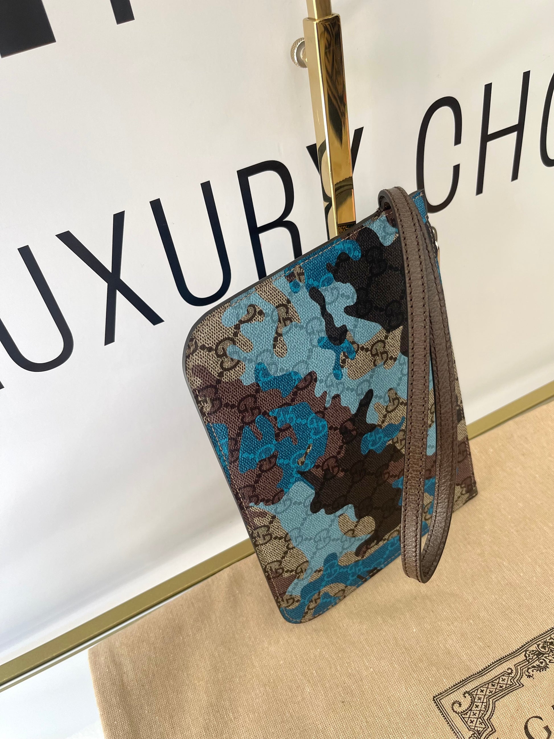 Borsa Shopping Camouflage GG Supreme Gucci