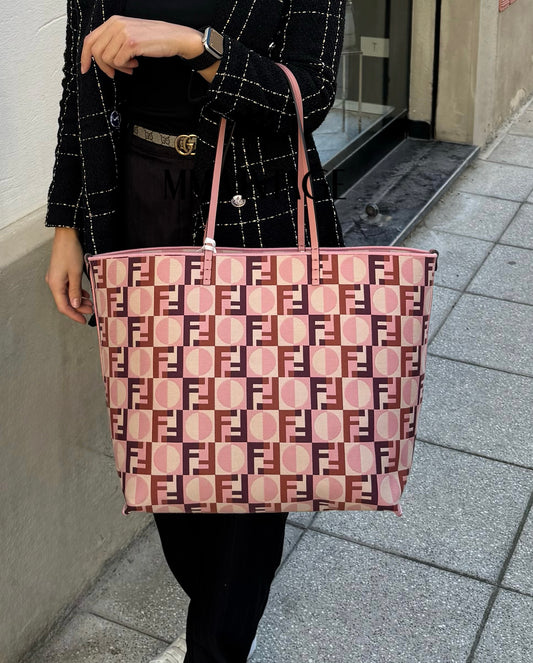 Borsa Shopping Roll Large reversibile Fendi