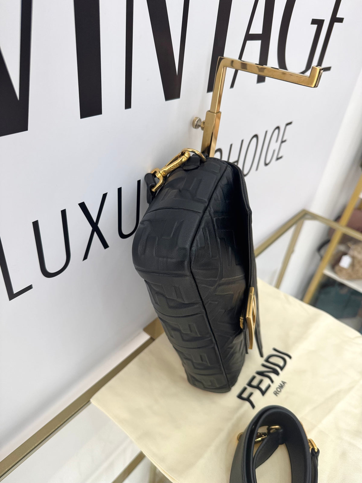 Borsa Baguette FF Fendi