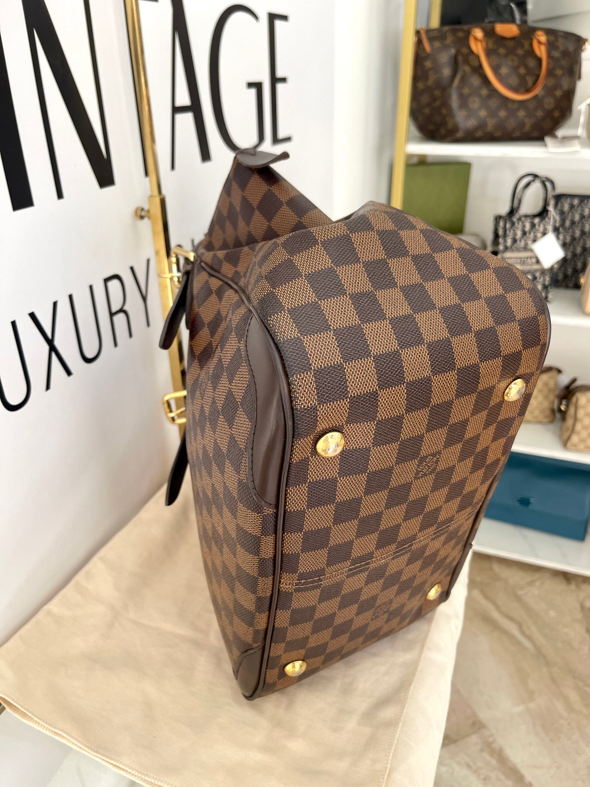 Borsa Verona GM Damier Ebène Louis Vuitton
