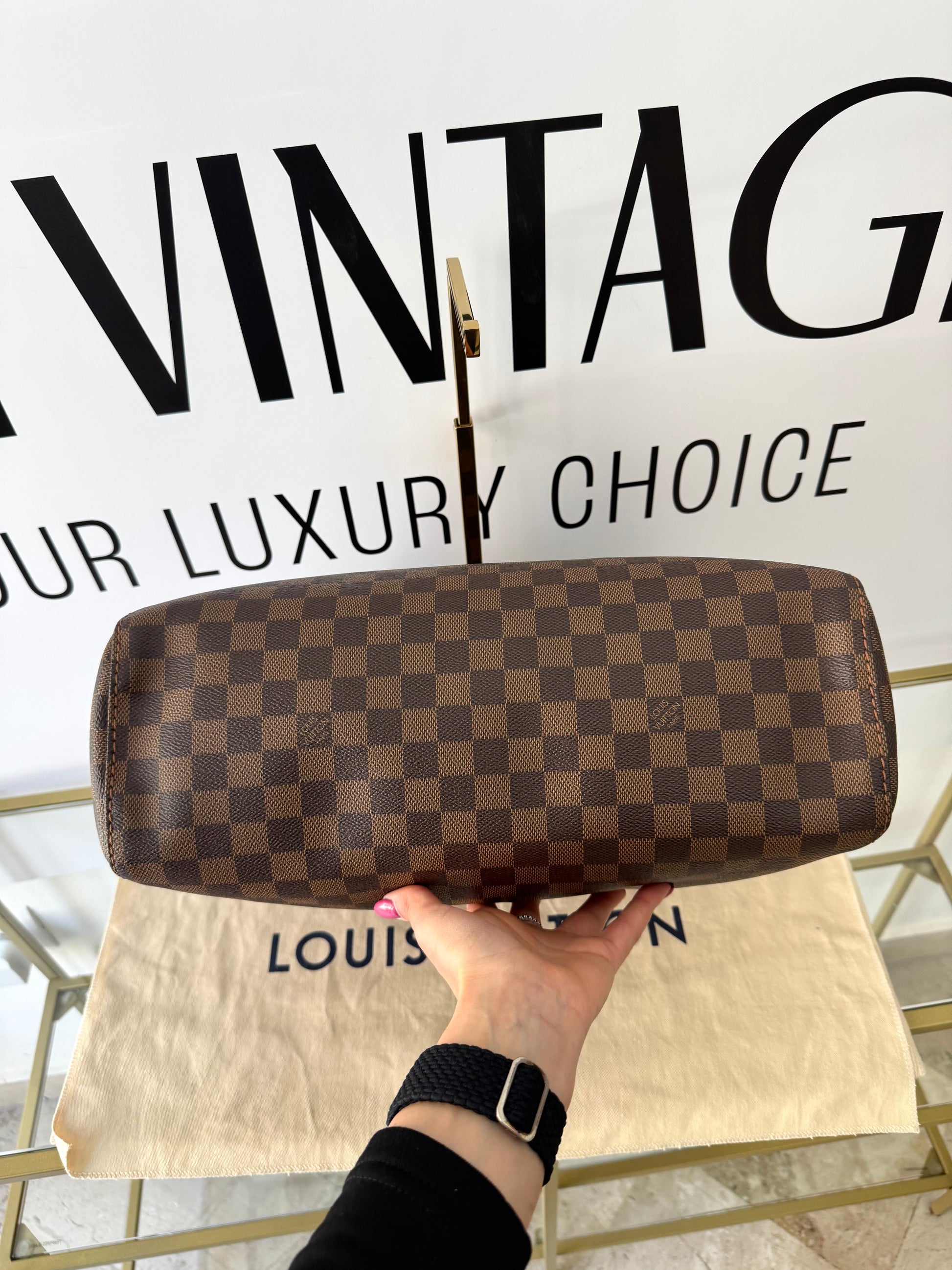 Borsa Portobello GM Damier Ebène Louis Vuitton