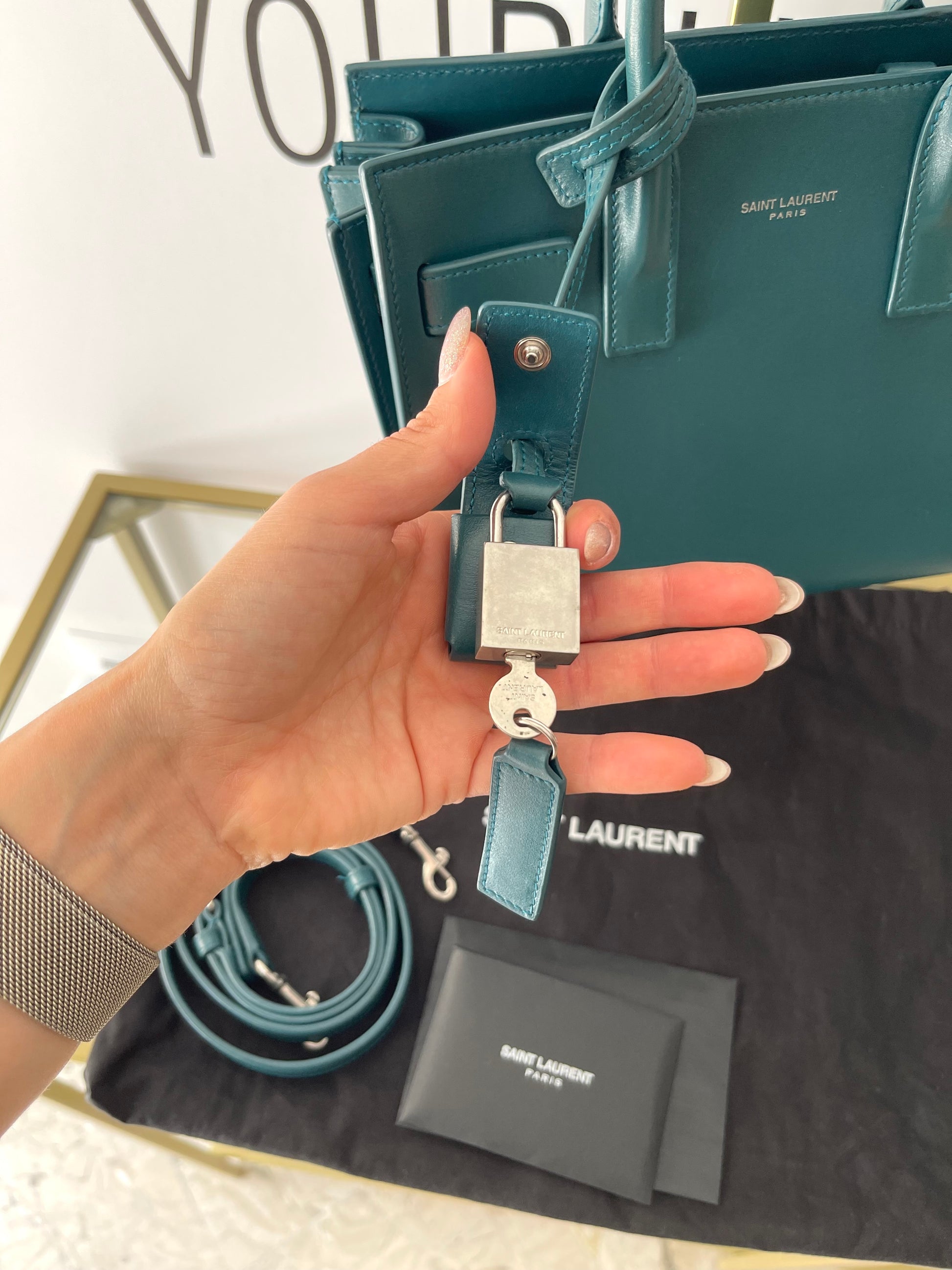 Borsa Sac De Jour Nano Saint Laurent