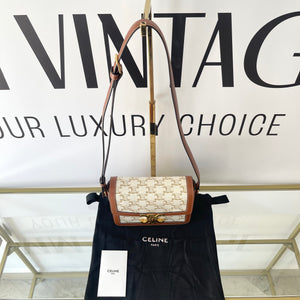 Borsa Teen Triomphe in tela Triomphe Celine