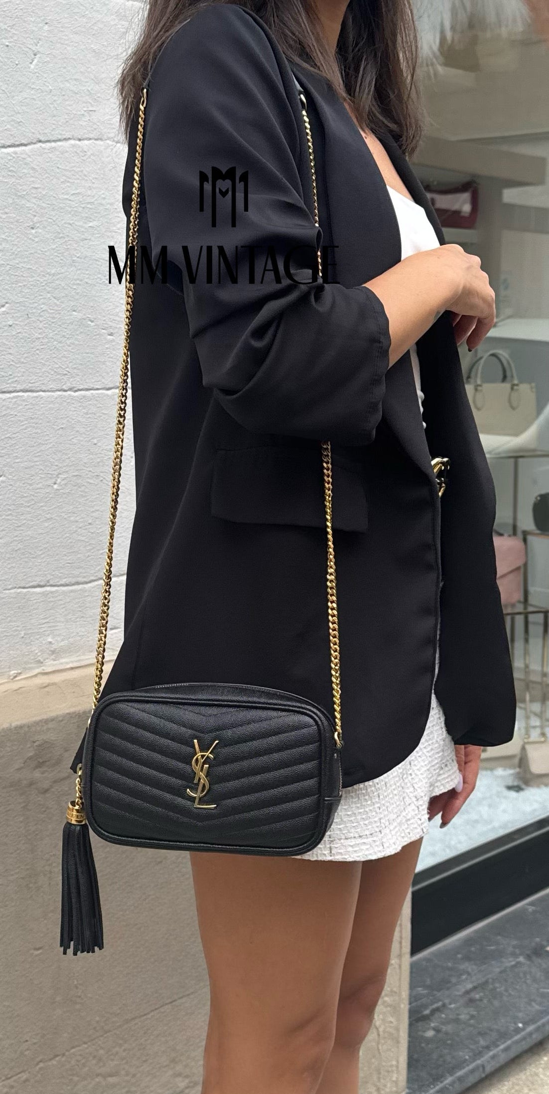 Borsa Mini Camera Lou Saint Laurent