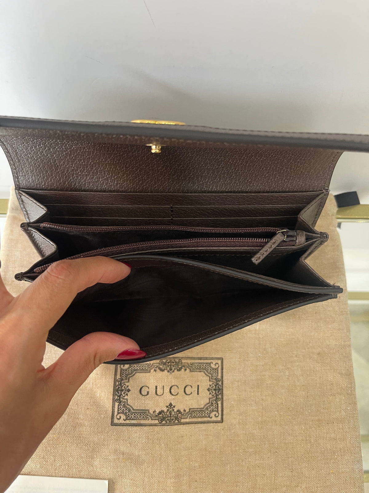 Portafoglio Continental Ophidia GG Gucci