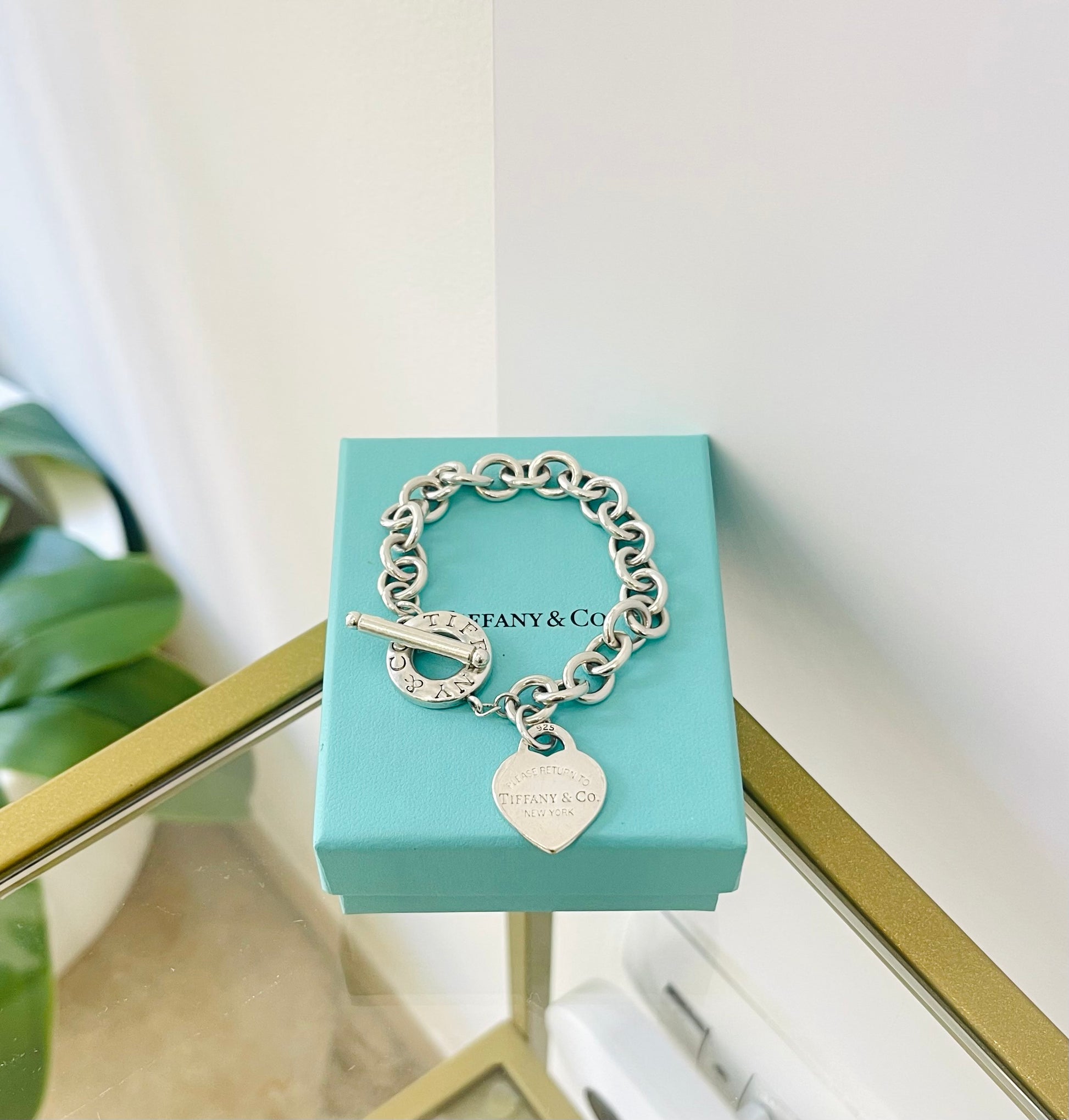 Bracciale a maglie cuore M Toggle Tiffany