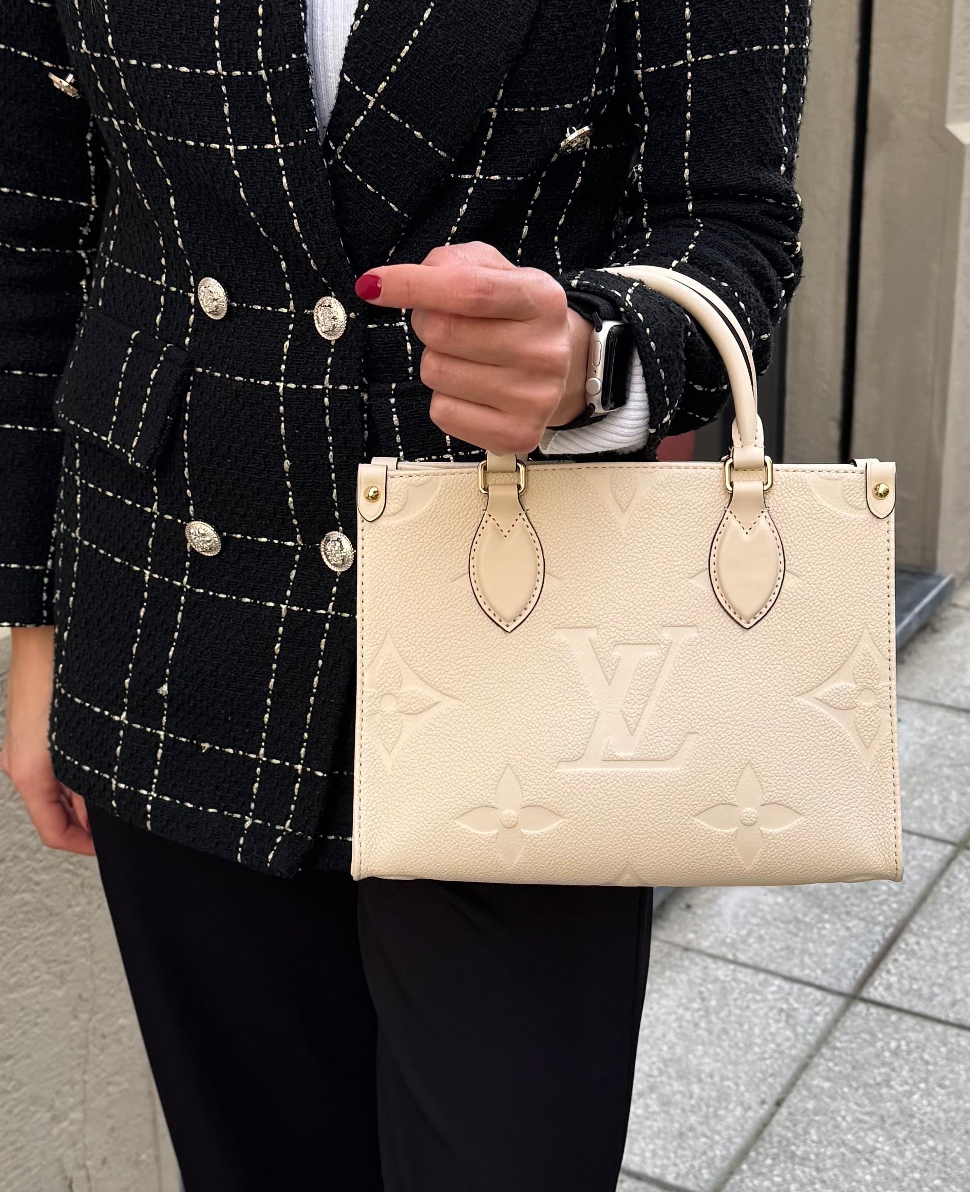 Borsa OnTheGo PM Monogram Empreinte Louis Vuitton