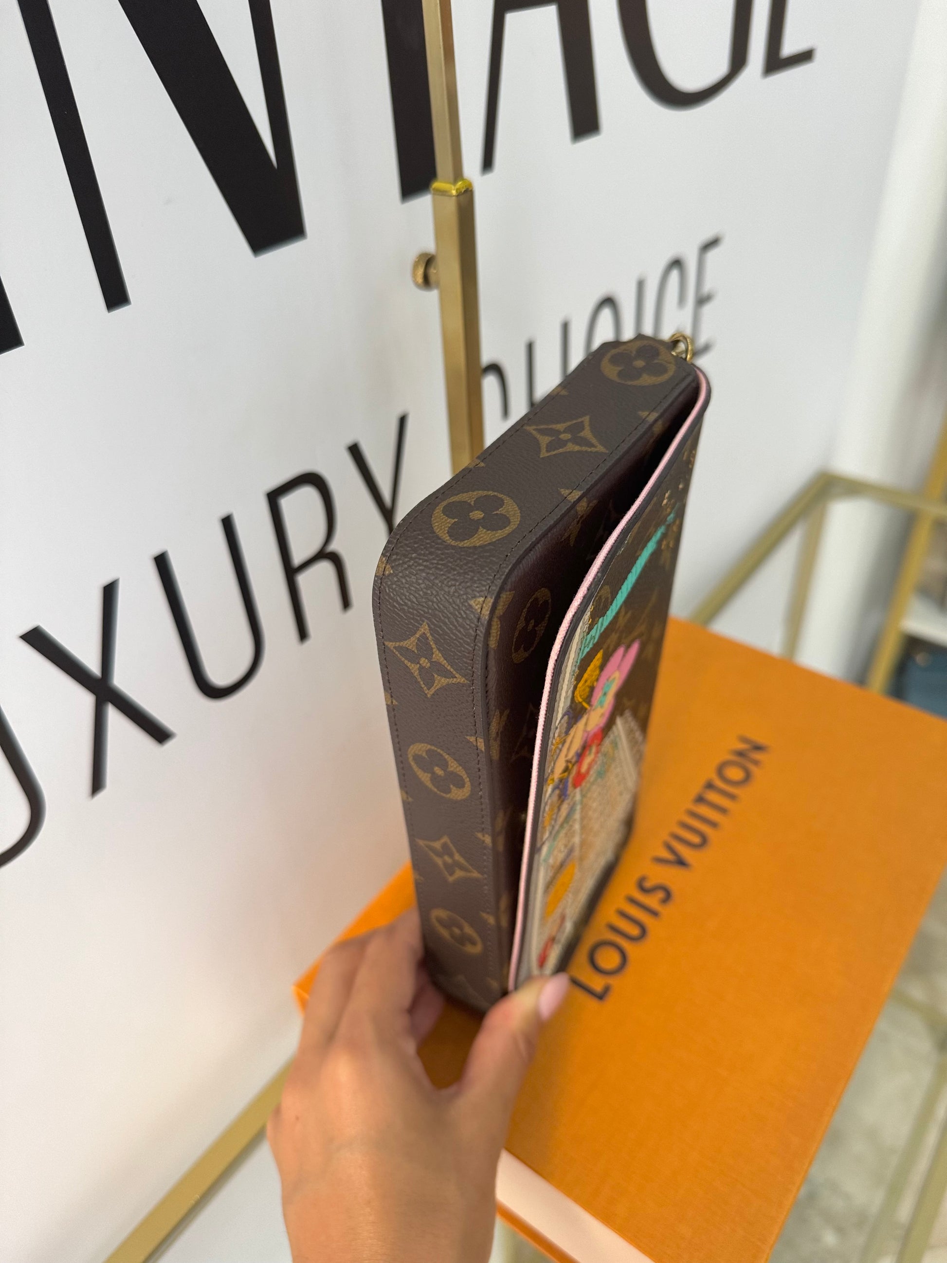 Borsa Félicie Vivienne Westwood in Paris Monogram Limited Edition Louis Vuitton
