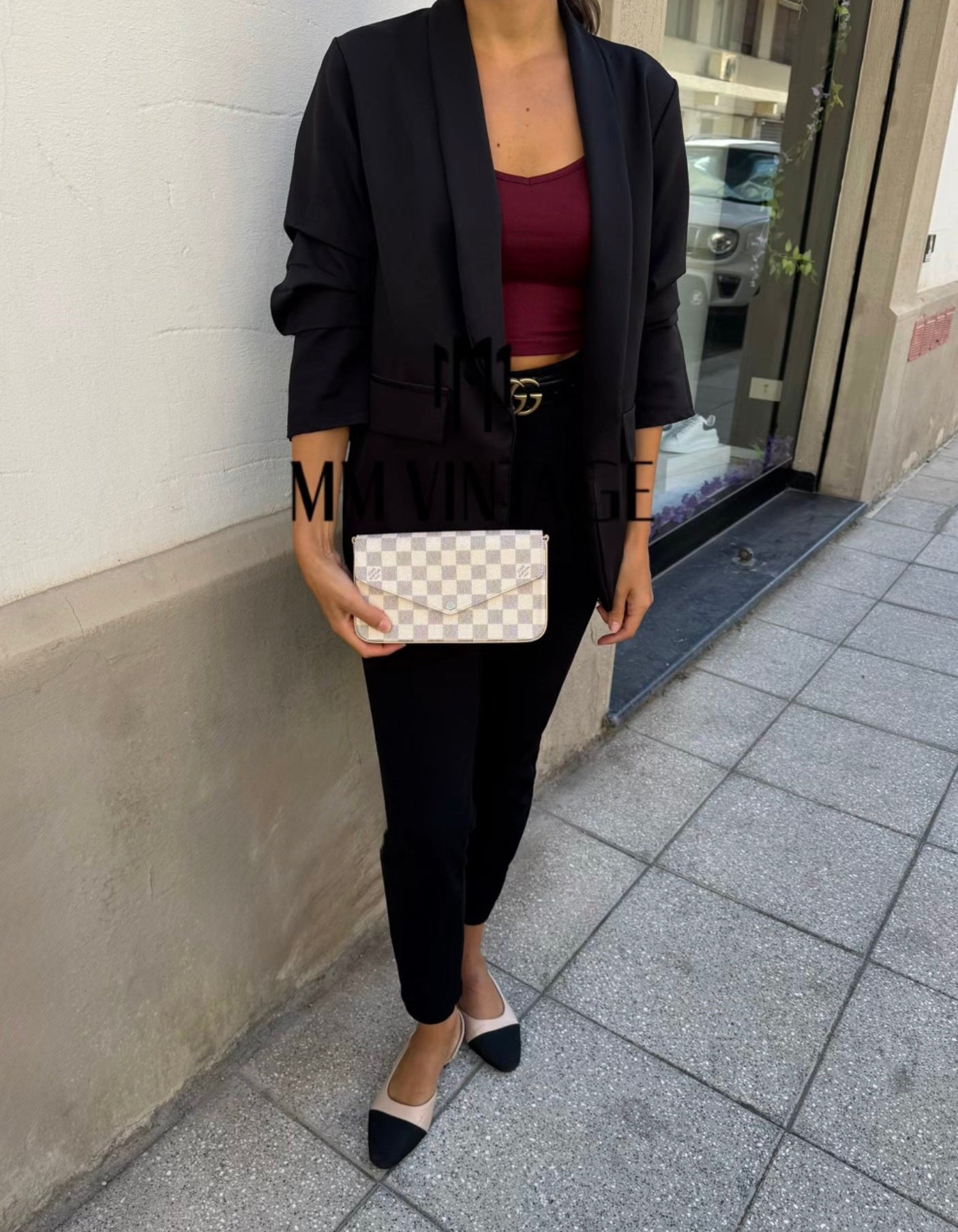 Pochette Félicie Damier Azur Louis Vuitton