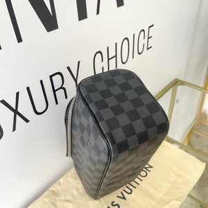Trousse Toilette Damier Graphite Louis Vuitton
