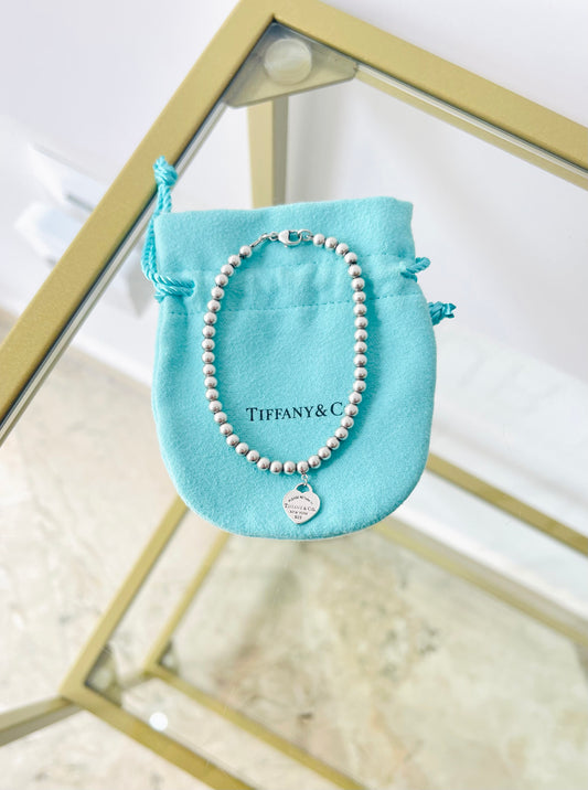 Bracciale Bead cuore Mini Tiffany