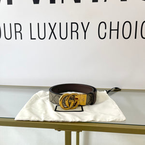 Cintura reversibile GG Marmont Supreme 3 cm Gucci