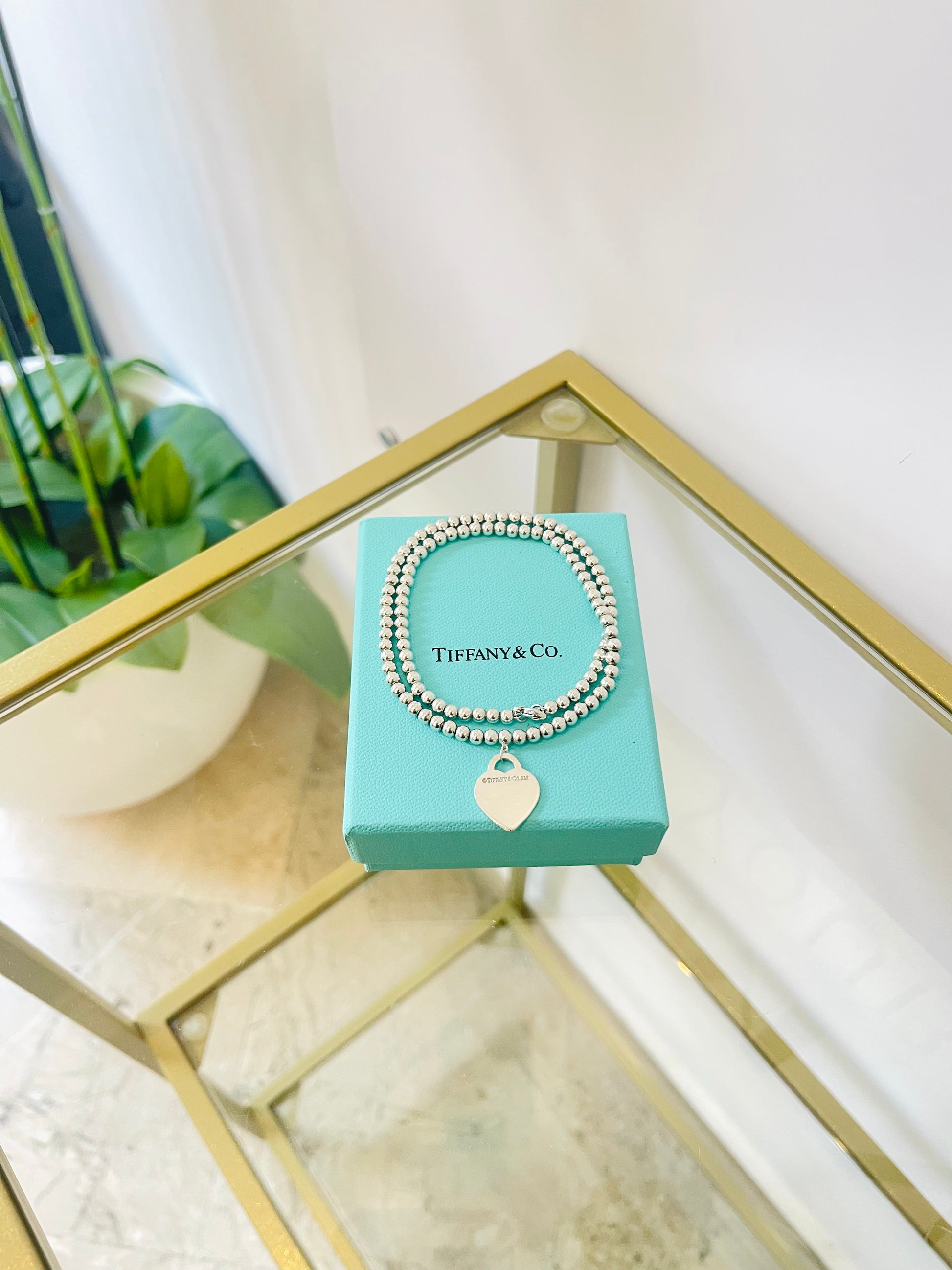 Collana Bead Cuore Small Tiffany