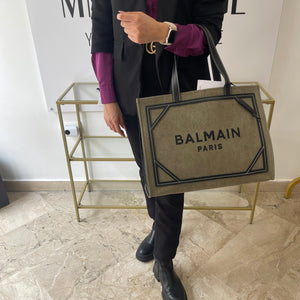 Borsa B-Army 42 Kaki/Noir Balmain