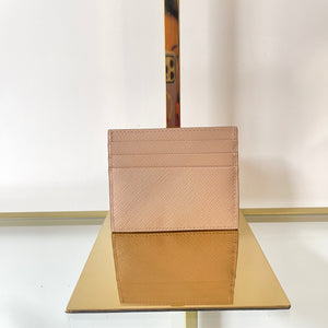 Portacarte in Saffiano Prada cipria