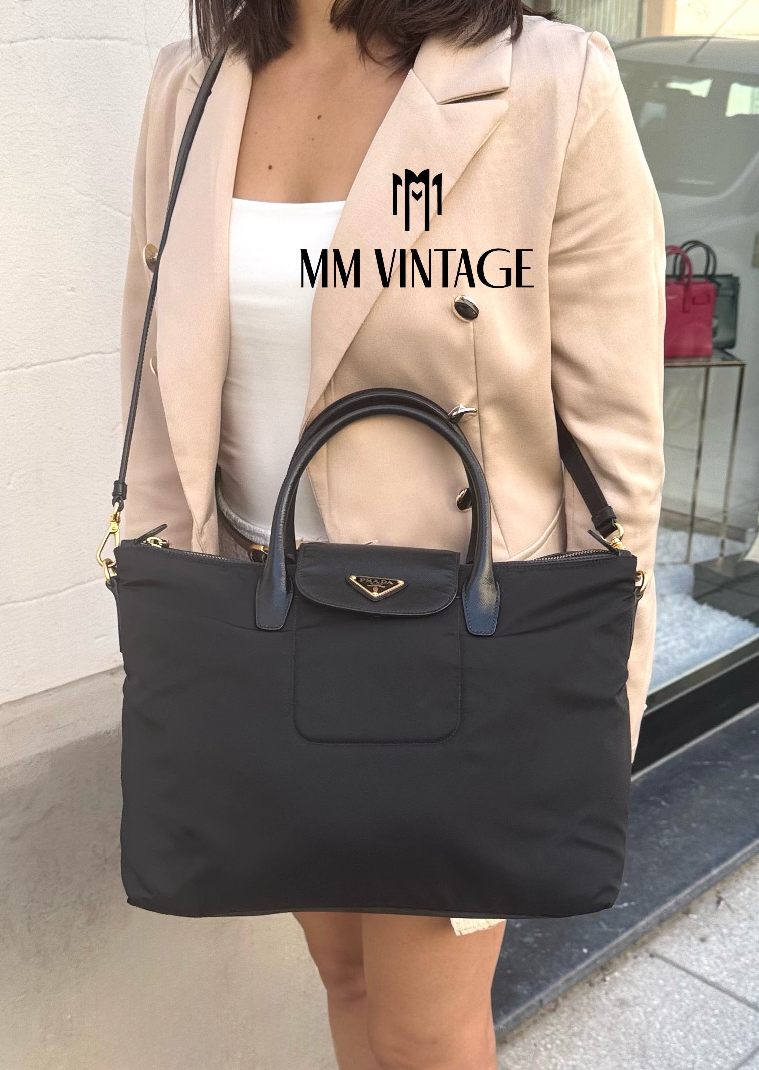 Borsa Shopping Re-Nylon Prada