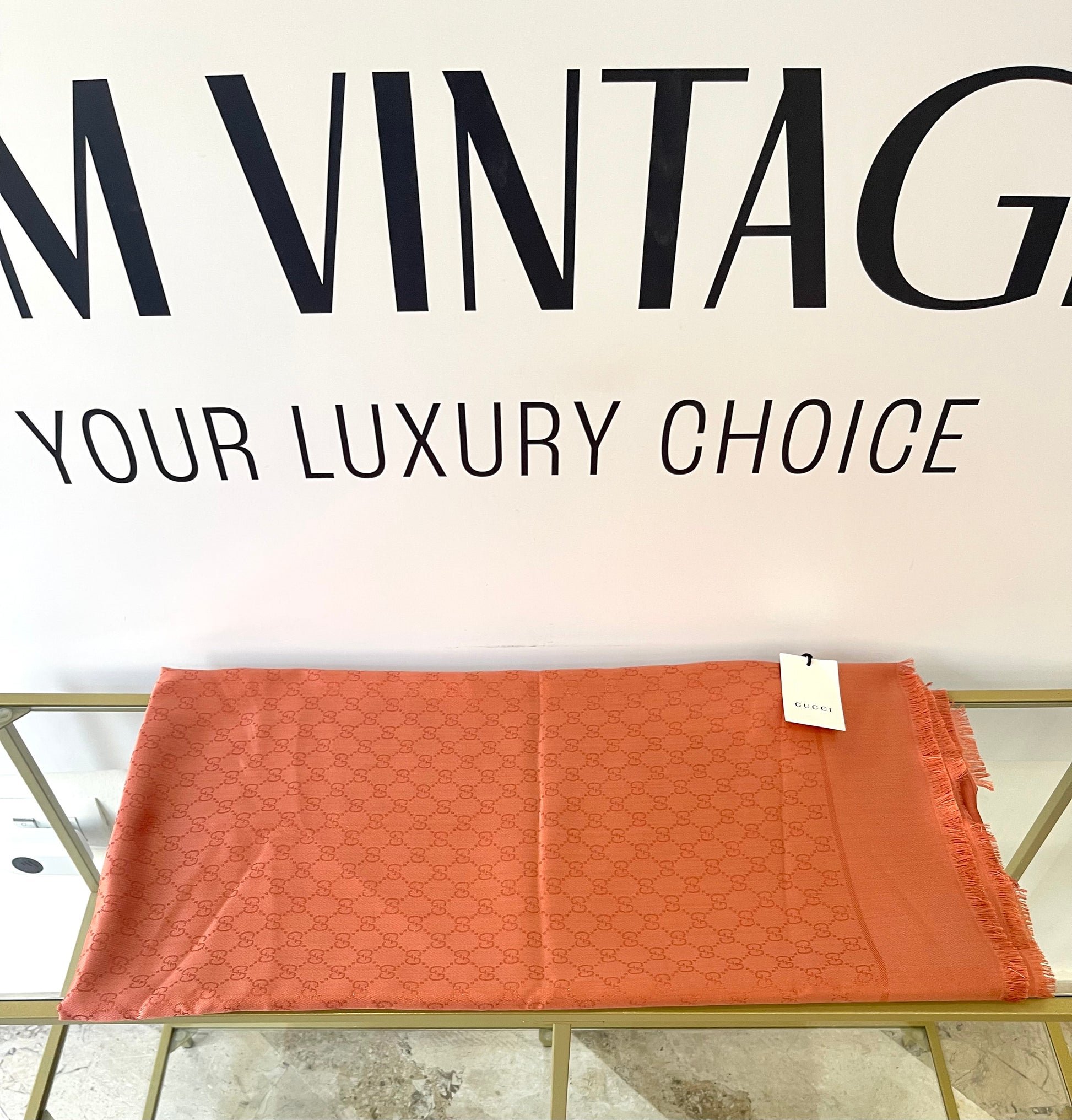 Scialle GG Lamé Gucci