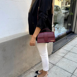 Borsa Le Grand Bambino Bordeaux Jacquemus