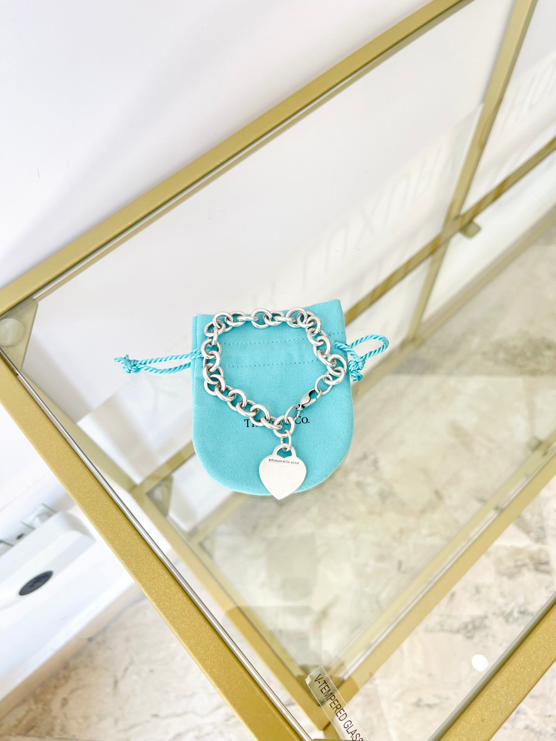 Bracciale a Maglie Cuore M Tiffany