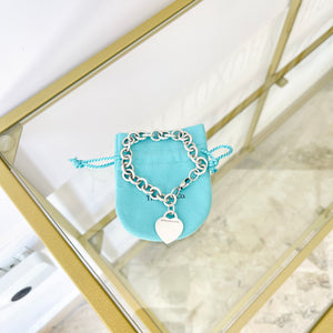 Bracciale a Maglie Cuore M Tiffany