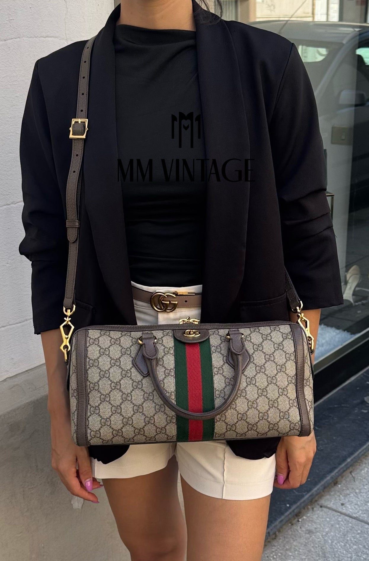 Borsa Bauletto Ophidia GG Supreme Gucci