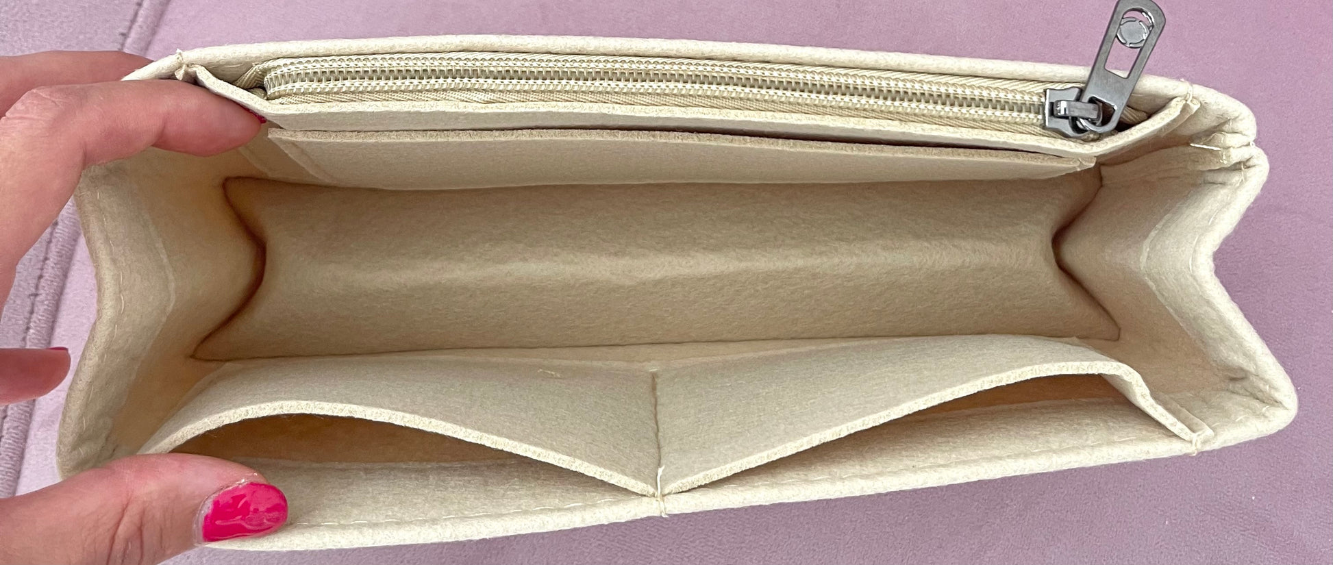 Organizer per borse beige