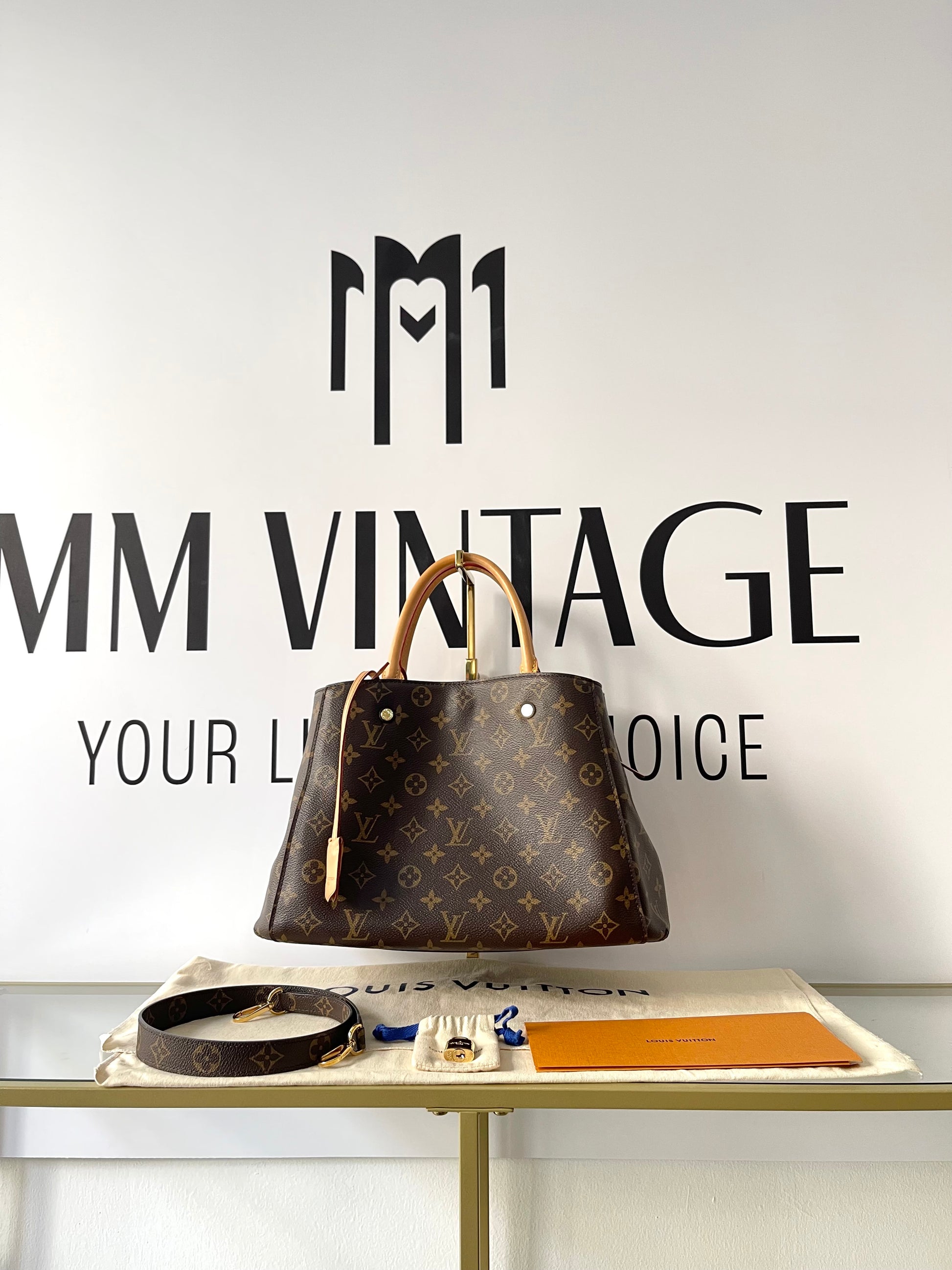 Borsa Montaigne MM Monogram Louis Vuitton