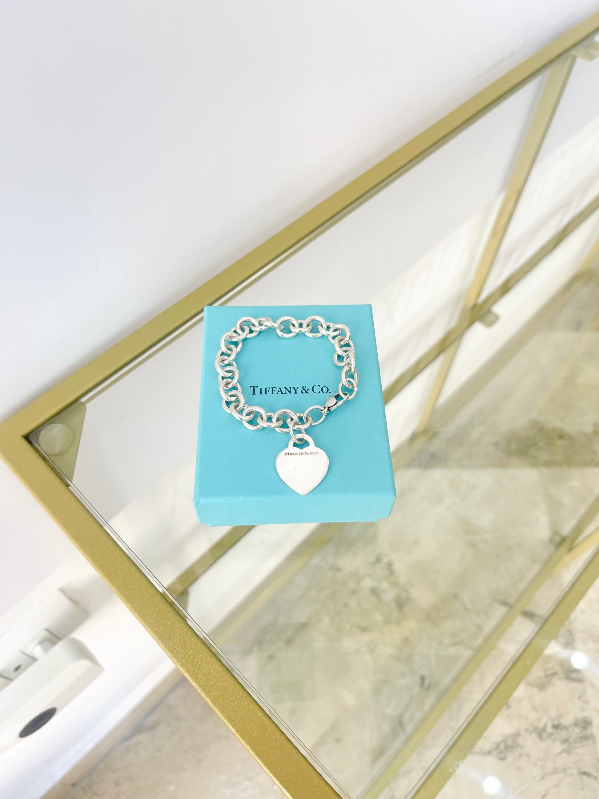 Bracciale a maglie cuore M Tiffany