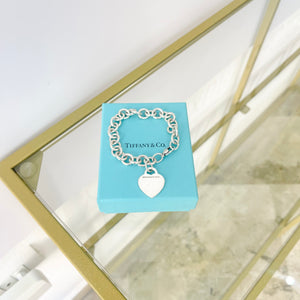 Bracciale a maglie cuore M Tiffany