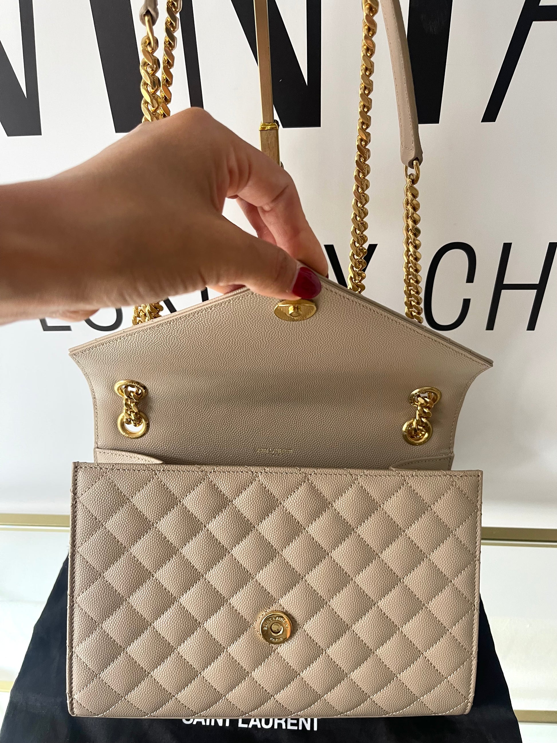 Borsa Envelope Medium Saint Laurent