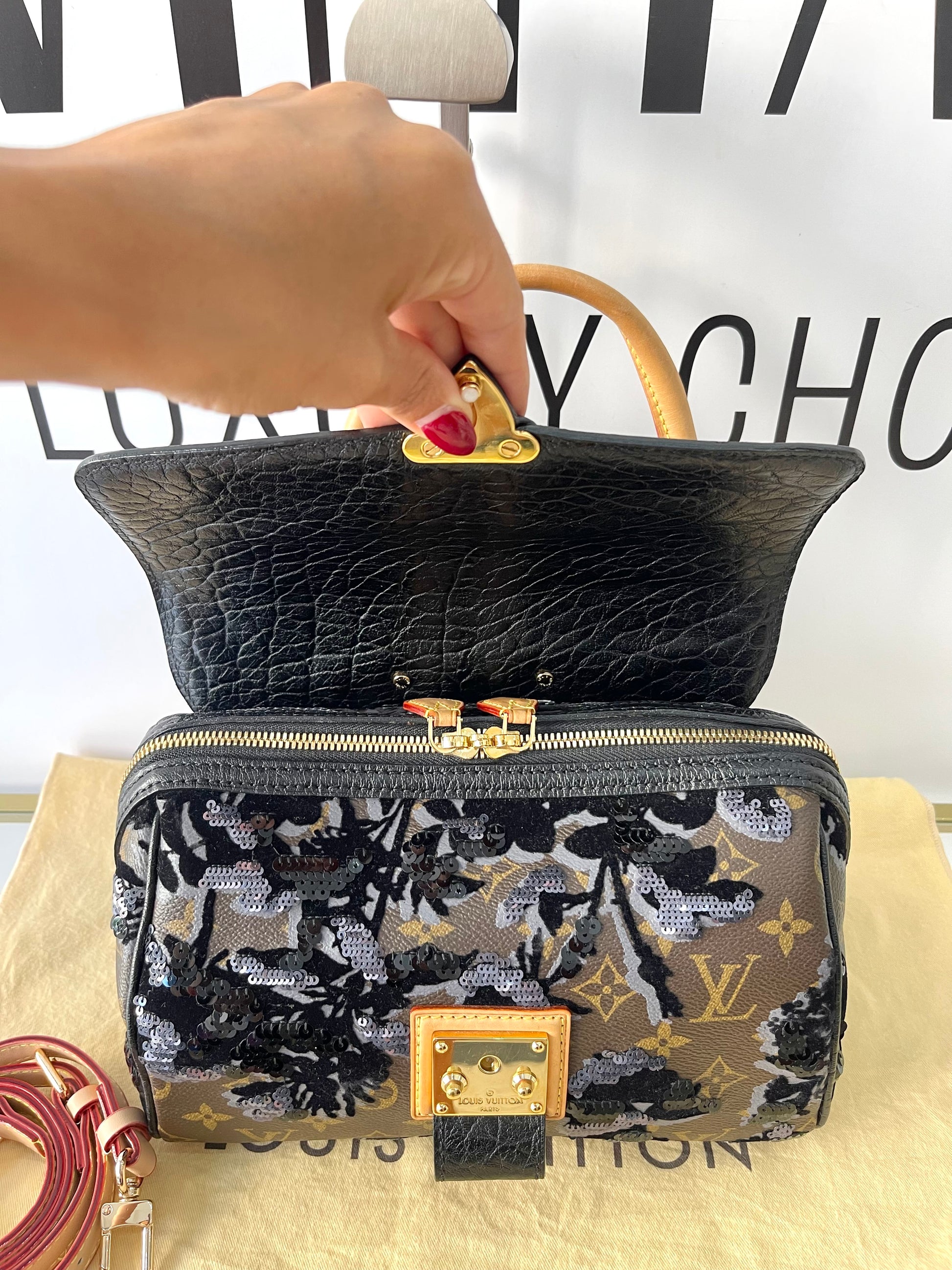 Borsa Fleur de Jais Carrousel Monogram Louis Vuitton LIMITED EDITION