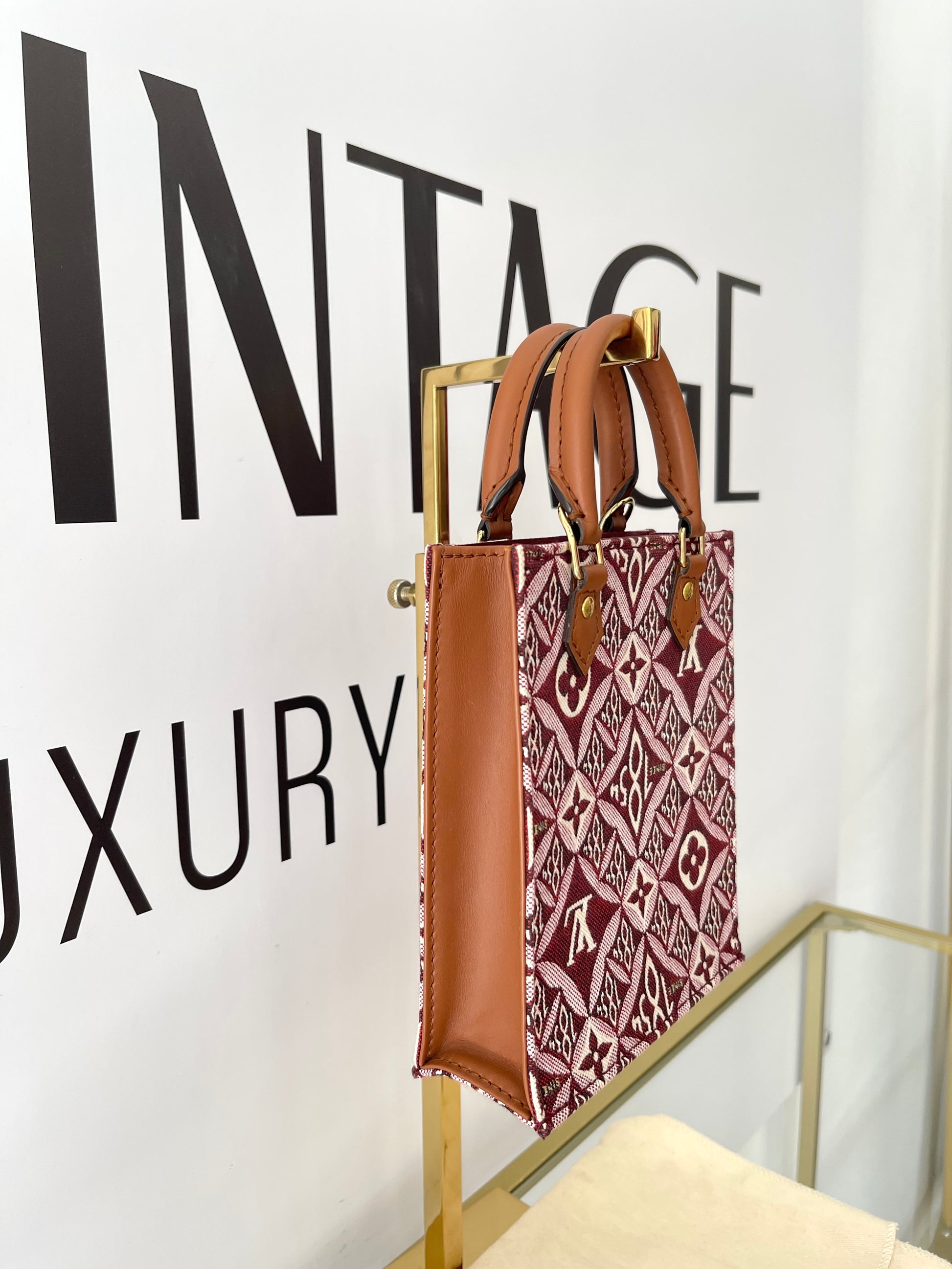 Borsa Petit Sac Plat Jacquard Since 1854 Louis Vuitton