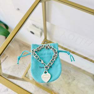 Bracciale a Maglie Cuore M Tiffany