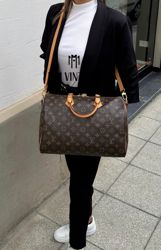 Borsa Speedy 35 Bandoulière Monogram Louis Vuitton