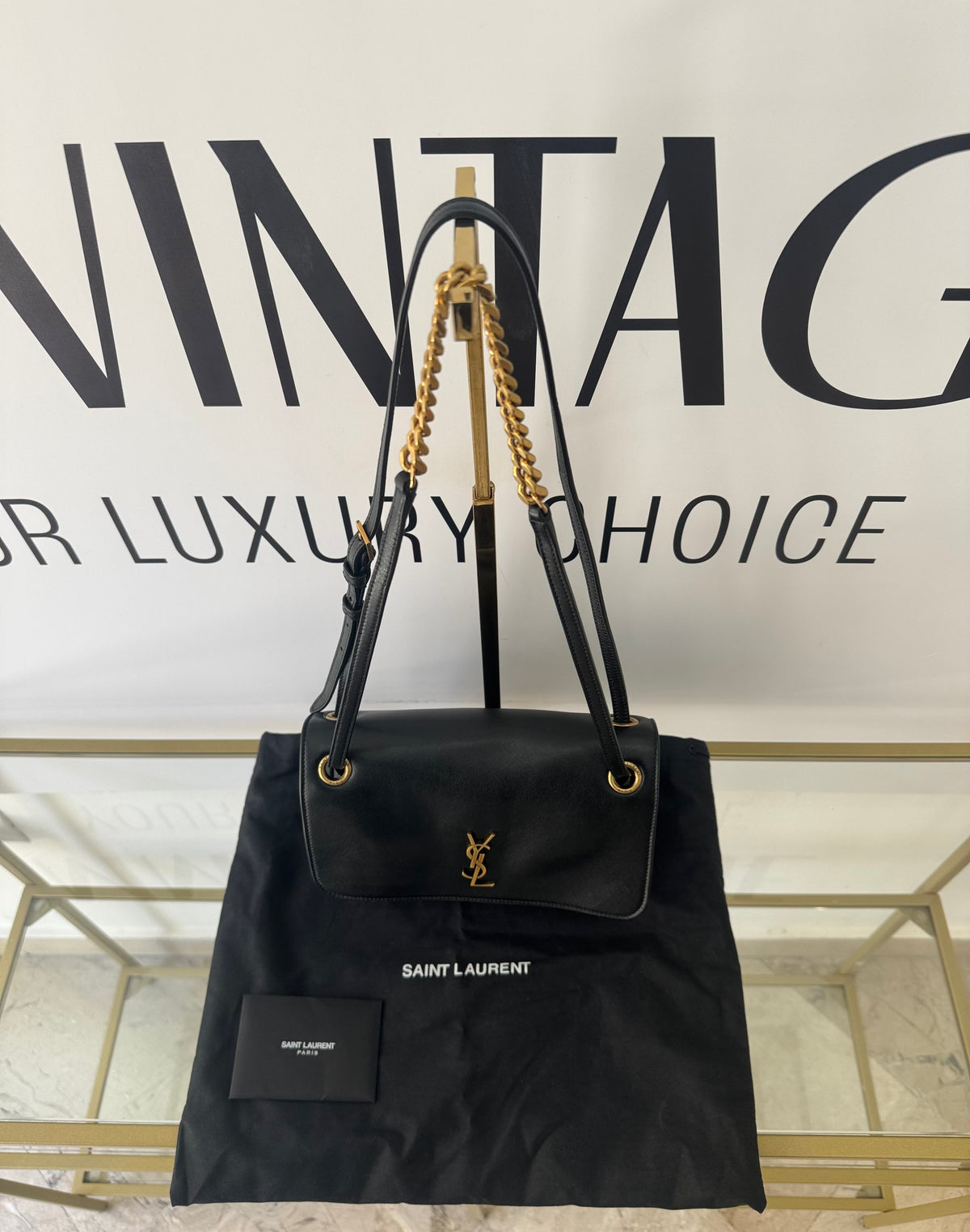 Borsa Niki hw oro Saint Laurent