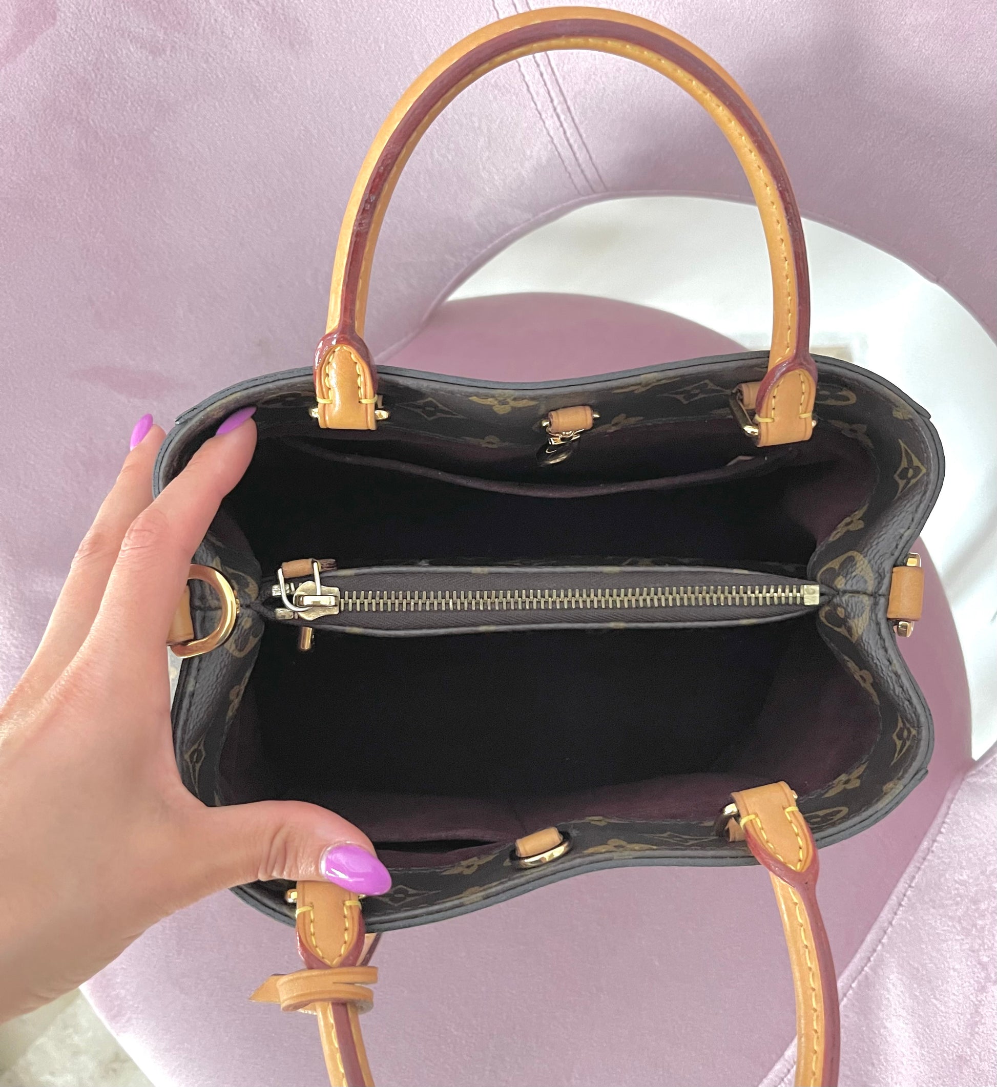 Borsa Montaigne PM Monogram Louis Vuitton