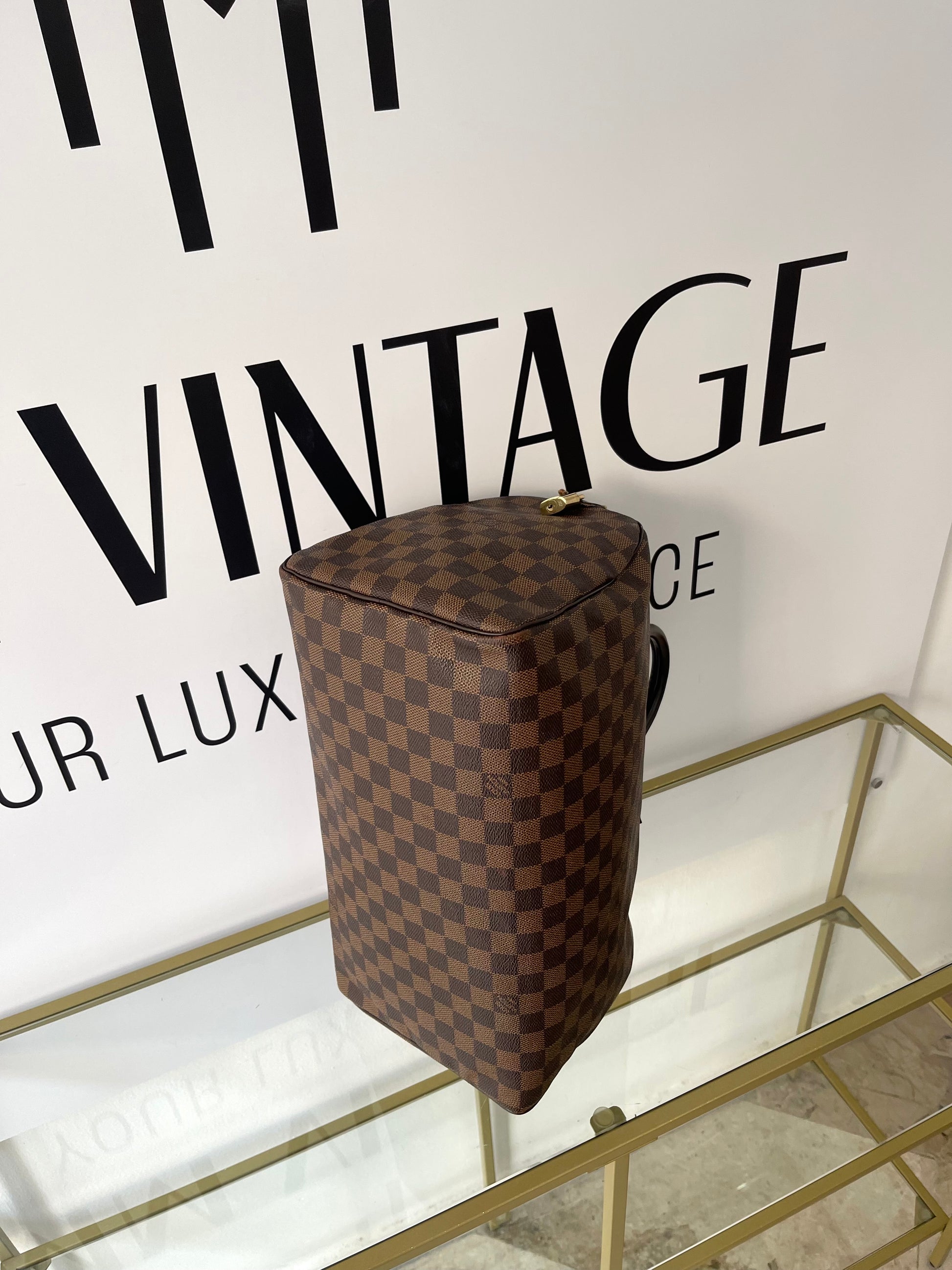 Borsa Speedy 35 Damier Ebène Louis Vuitton