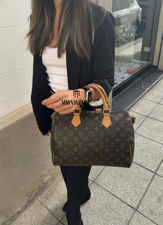 Borsa Speedy Bandoulière 30 Monogram Louis Vuitton