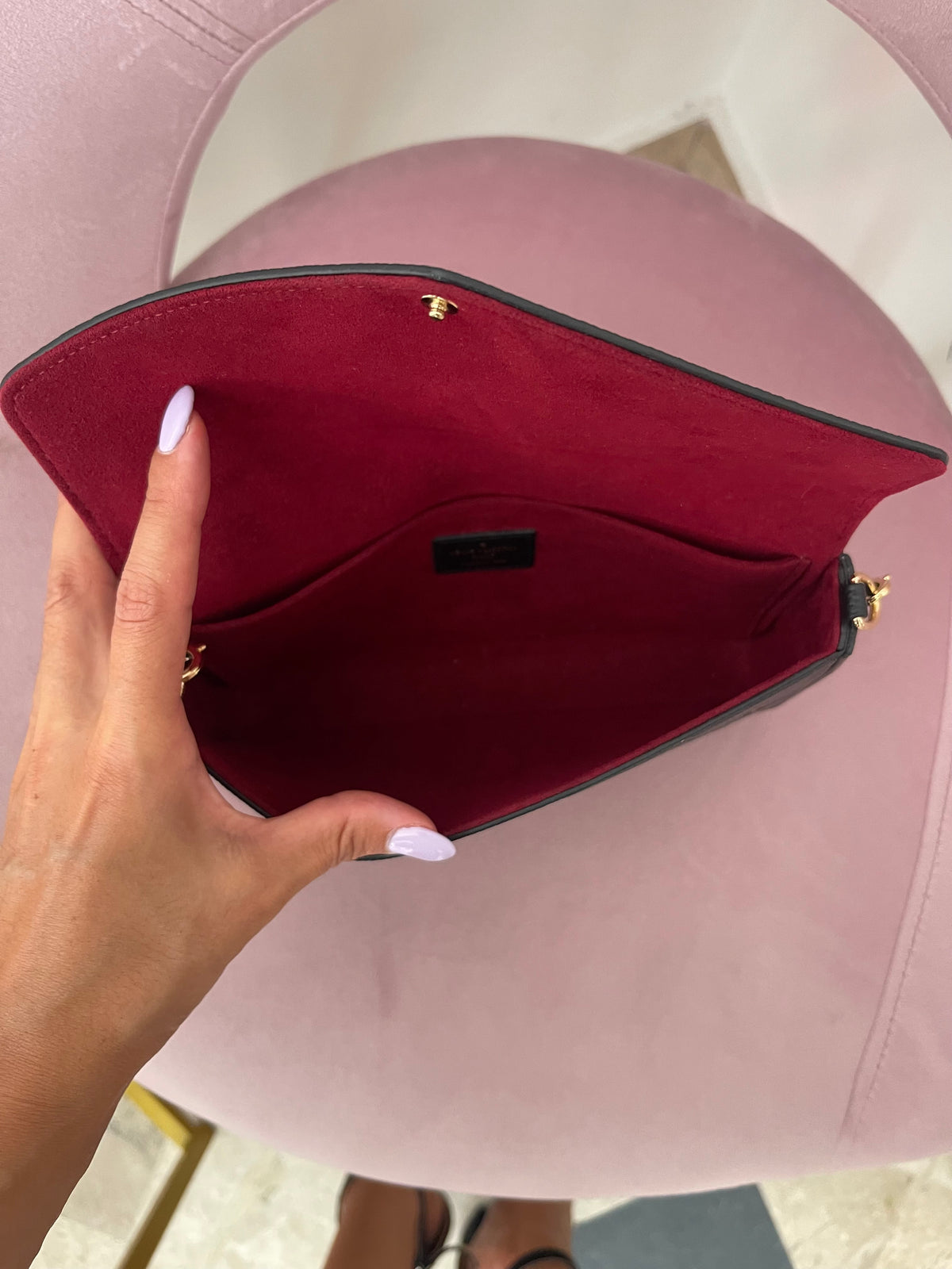 Pochette Félicie Monogram Empreinte Bicolor Louis Vuitton