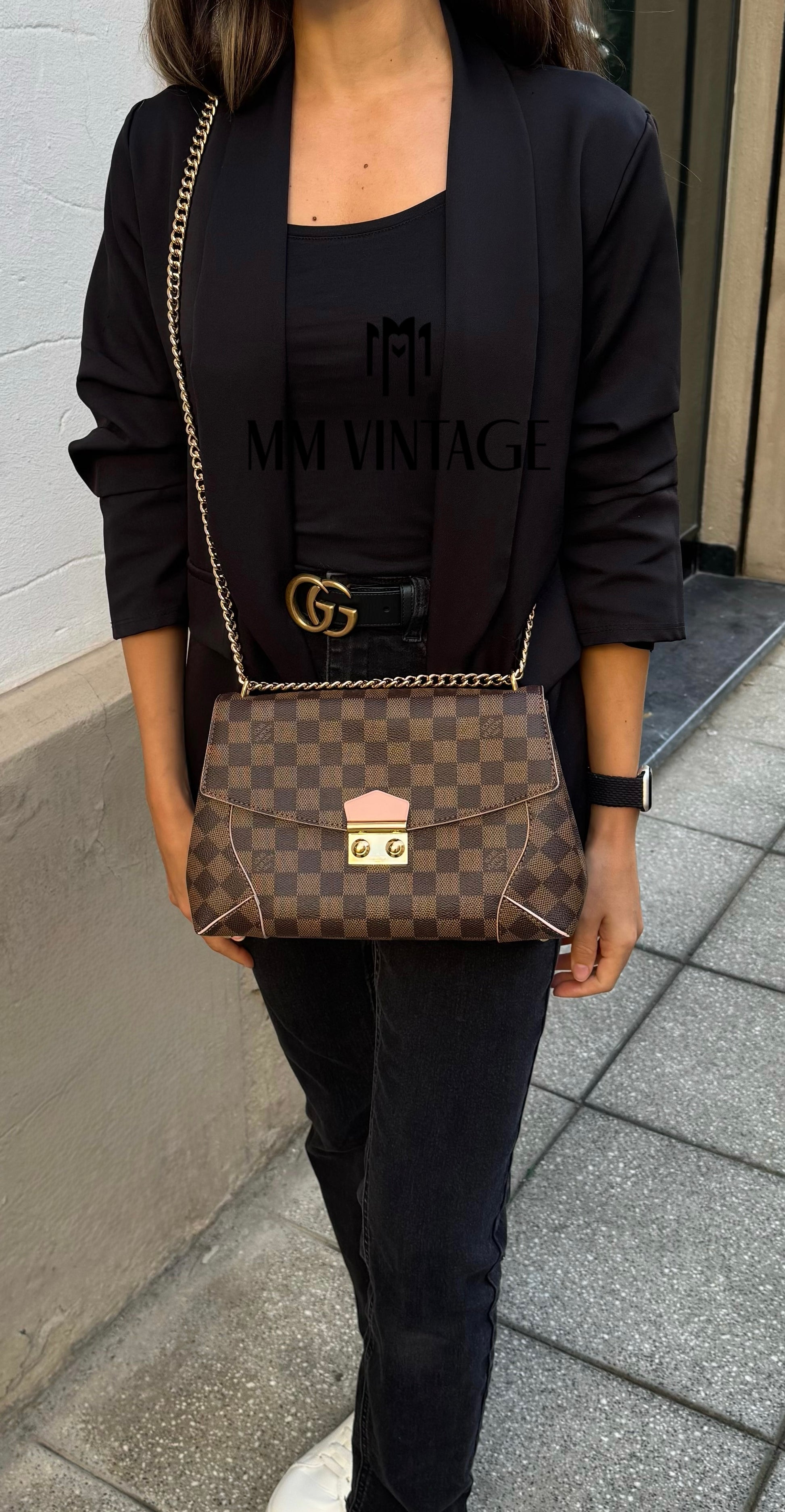 Borsa Caissa Damier Ebéne Louis Vuitton