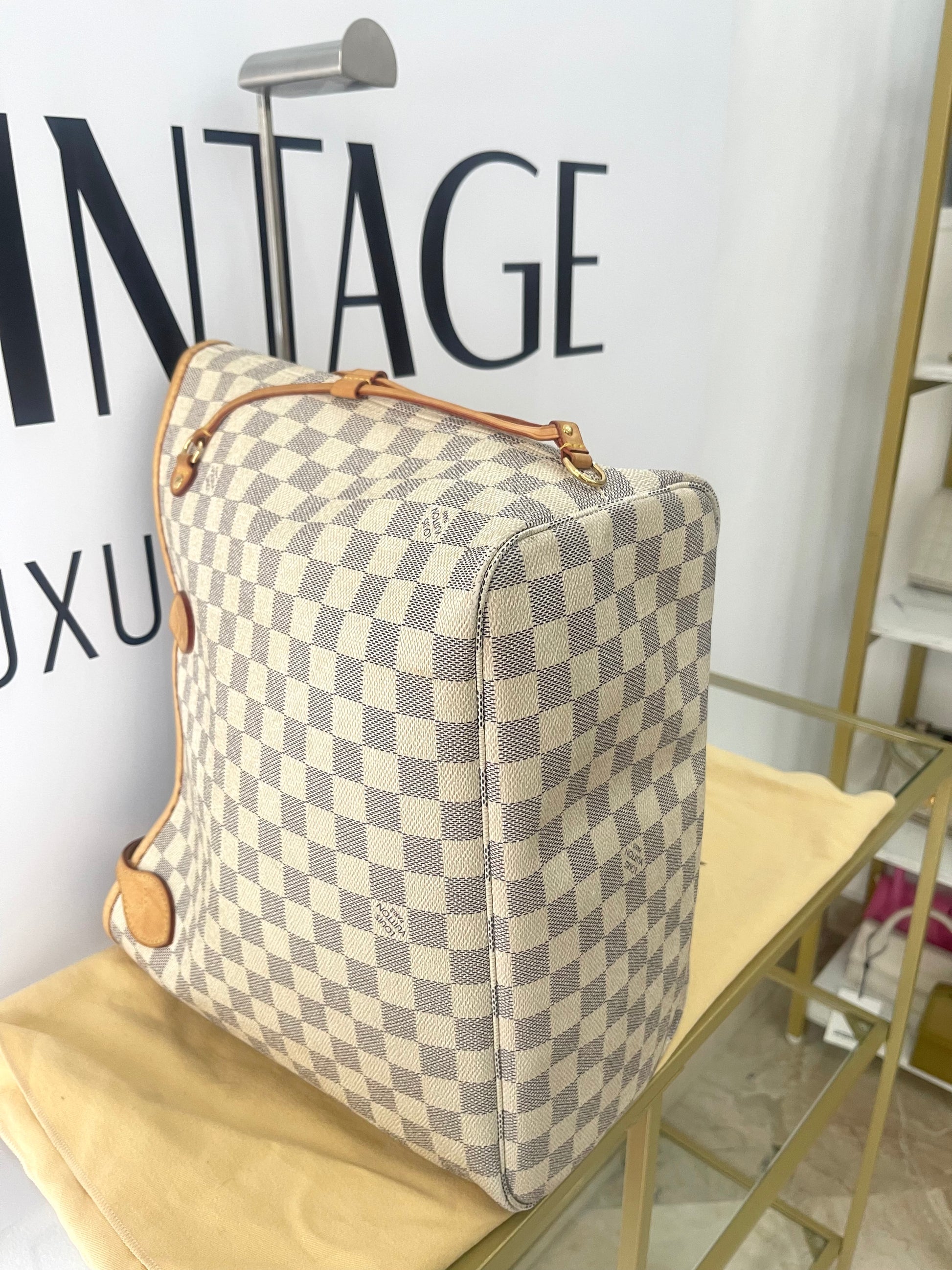 Borsa Neverfull MM Damier Azur Louis Vuitton